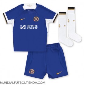Camiseta Chelsea Raheem Sterling #7 Primera Equipación Replica 2023-24 para niños mangas cortas (+ Pantalones cortos)